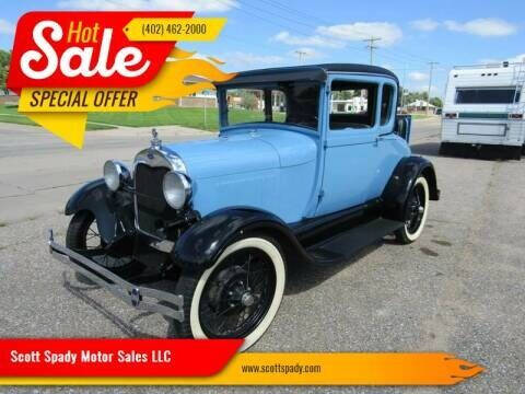 1928 Ford Model A for sale at Scott Spady Motor Sales LLC in Hastings NE