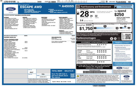 2026 Ford Escape Active