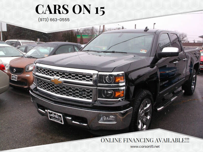 2015 Chevrolet Silverado 1500 for sale at Cars On 15 in Lake Hopatcong NJ