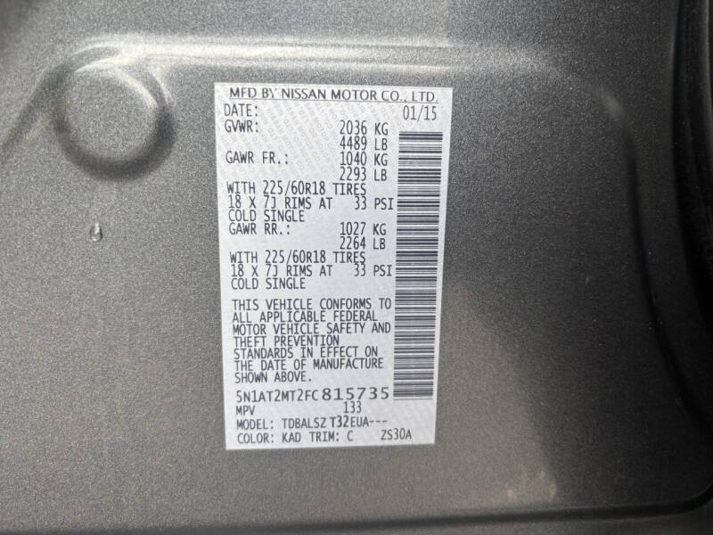 2015 Nissan Rogue SL