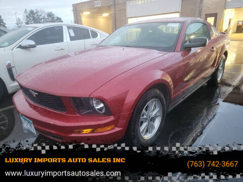2008 Ford Mustang for sale at LUXURY IMPORTS AUTO SALES INC in North Branch MN