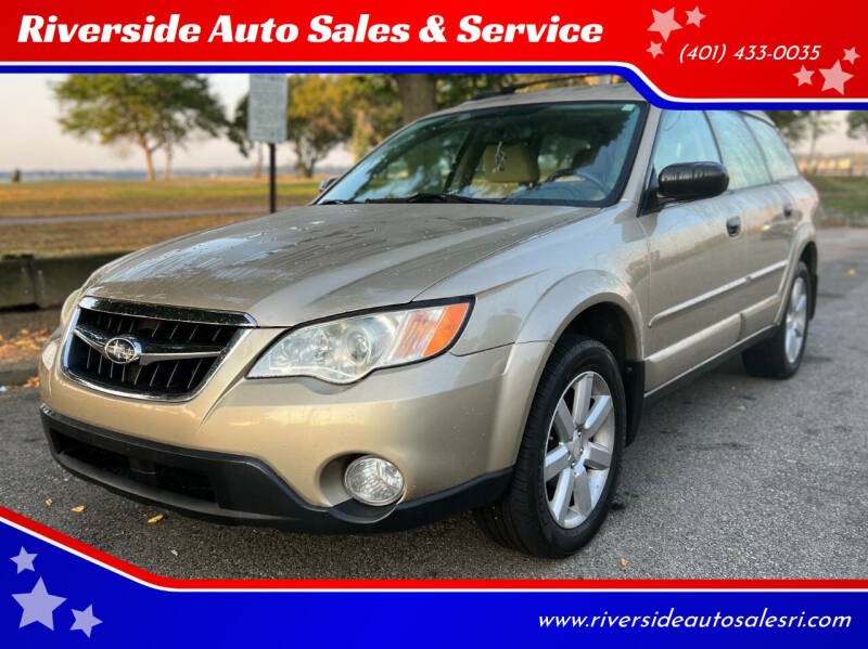 2009 Subaru Outback for sale at Riverside Auto Sales & Service in Riverside RI