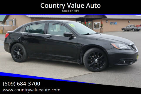 2013 Chrysler 200 for sale at Country Value Auto in Colville WA