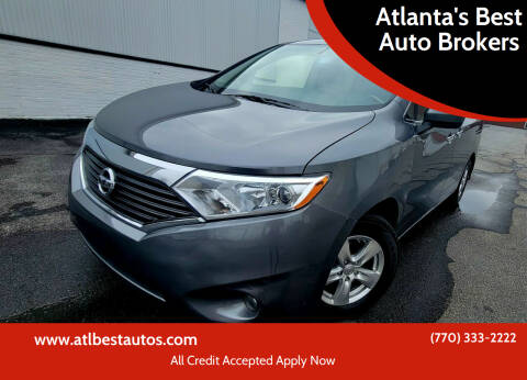 2016 Nissan Quest for sale at Atlanta's Best Auto Brokers in Marietta GA