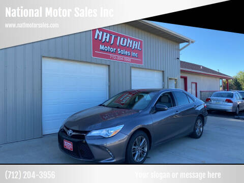 2016 Toyota Camry for sale at National Motor Sales Inc in South Sioux City NE