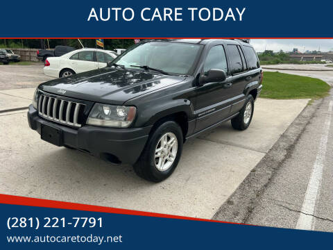 2004 Jeep Grand Cherokee for sale at AUTO CARE TODAY in Spring TX
