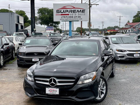2015 Mercedes-Benz C-Class for sale at Supreme Auto Sales in Chesapeake VA