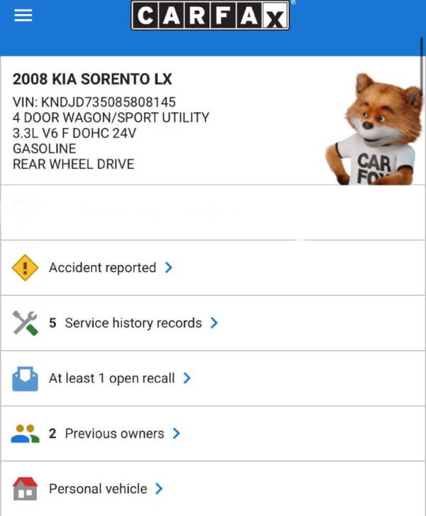 2008 Kia Sorento LX