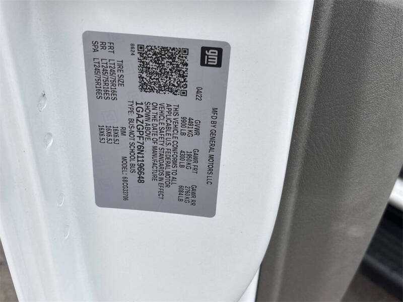 2022 Chevrolet Express LT 3500