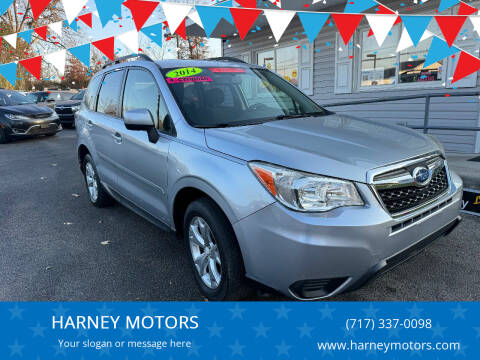 2014 Subaru Forester for sale at HARNEY MOTORS in Gettysburg PA