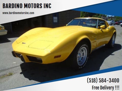 1977 Chevrolet Corvette for sale at BARDINO MOTORS INC in Saratoga Springs NY