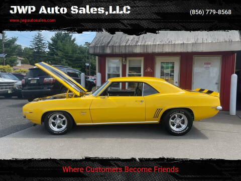 1969 Chevrolet Camaro for sale at JWP Auto Sales,LLC in Maple Shade NJ