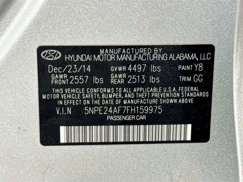 2015 Hyundai Sonata SE