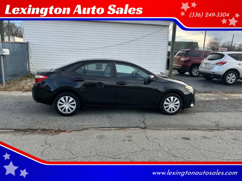 2015 Toyota Corolla for sale at Lexington Auto Sales in Lexington NC