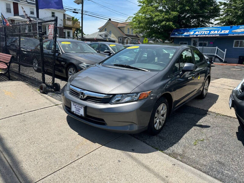 2012 Honda Civic for sale at KBB Auto Sales in North Bergen NJ