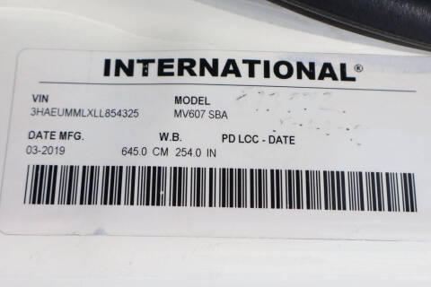 2020 International MV607