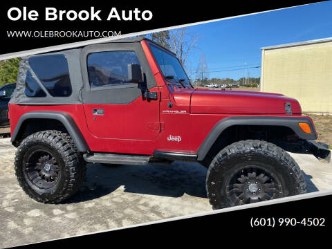 1999 Jeep Wrangler for sale at Auto Group South - Ole Brook Auto in Brookhaven MS