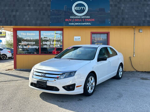2012 Ford Fusion for sale at Exclusive Motors in Omaha NE