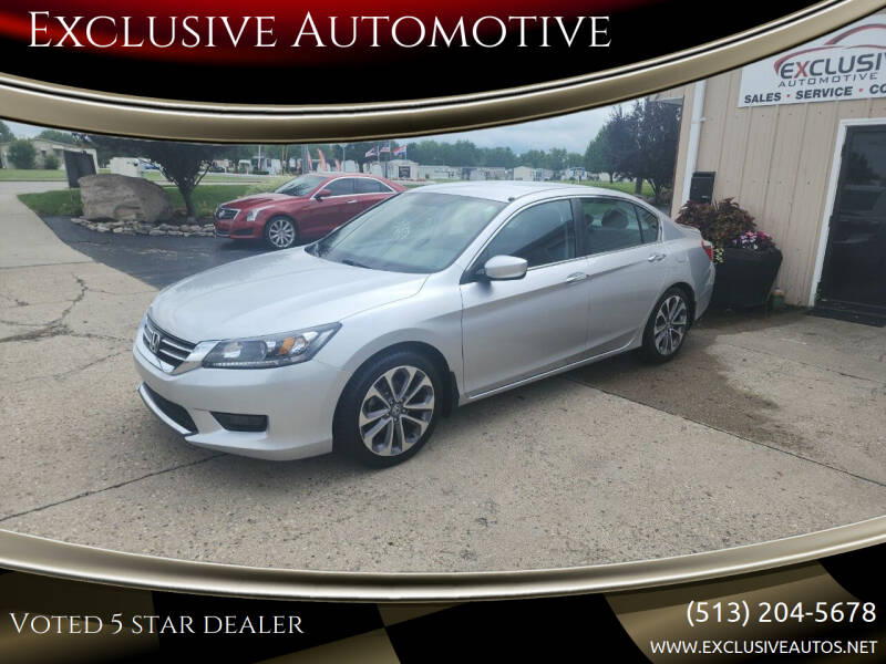 2015 Honda Accord for sale at Exclusive Automotive in West Chester OH