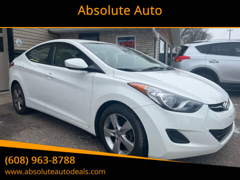 2013 Hyundai Elantra for sale at Absolute Auto in Baraboo WI