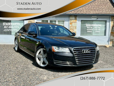 2013 Audi A8 L for sale at Staden Auto in Feasterville Trevose PA