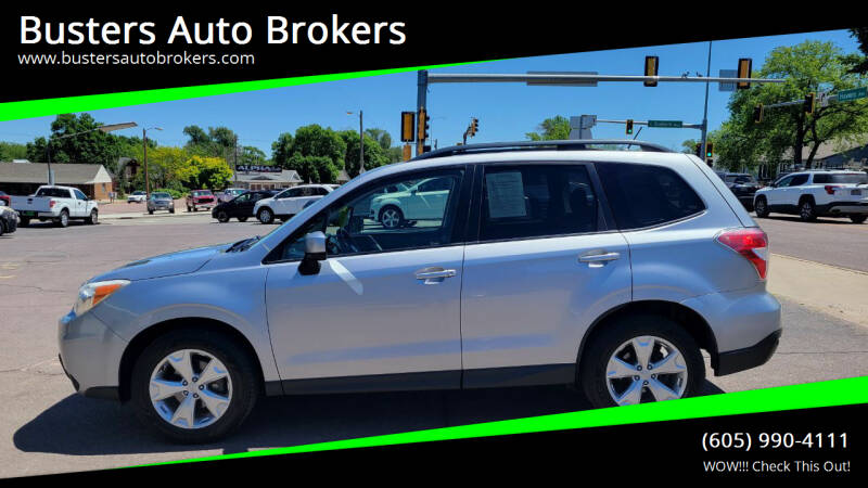 2015 Subaru Forester for sale at Busters Auto Brokers in Mitchell SD