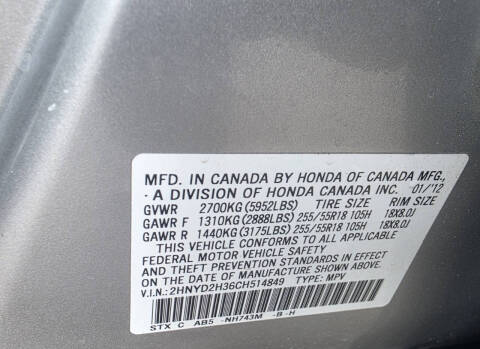 2012 Acura MDX SH-AWD w/Tech