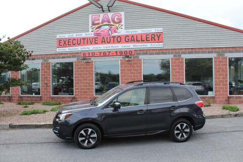 2018 Subaru Forester for sale at EXECUTIVE AUTO GALLERY INC in Walnutport PA