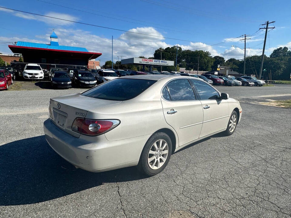 2002 Lexus ES 300 for sale at Concord Auto Mall in Concord, NC