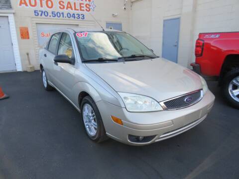2007 Ford Focus for sale at Small Town Auto Sales in Hazleton PA