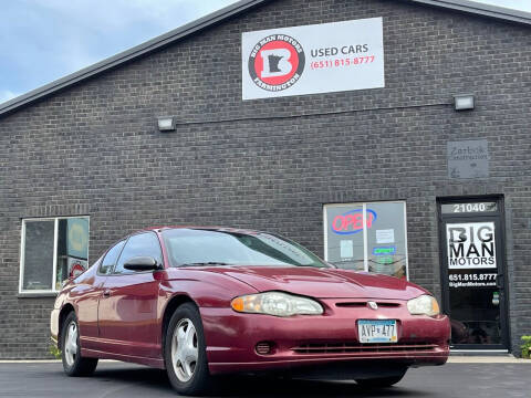 2005 Chevrolet Monte Carlo for sale at Big Man Motors in Farmington MN