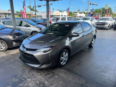 2017 Toyota Corolla for sale at American Auto Sales in Hialeah FL