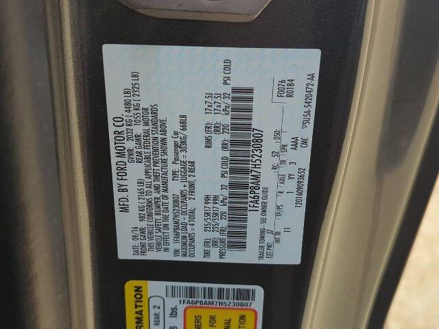 2017 Ford Mustang V6