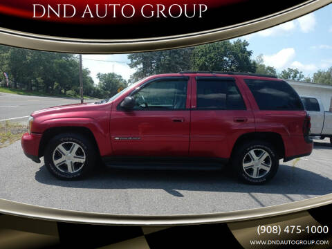 2004 Chevrolet TrailBlazer for sale at DND AUTO GROUP 2 in Asbury NJ