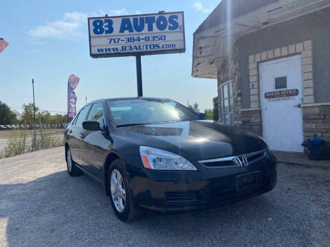 2006 Honda Accord for sale at 83 Autos LLC in York PA