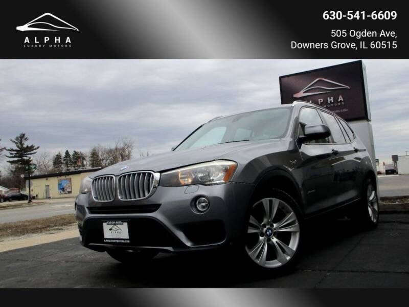 2016 BMW X3 for sale at Alpha Luxury Motors in Downers Grove IL