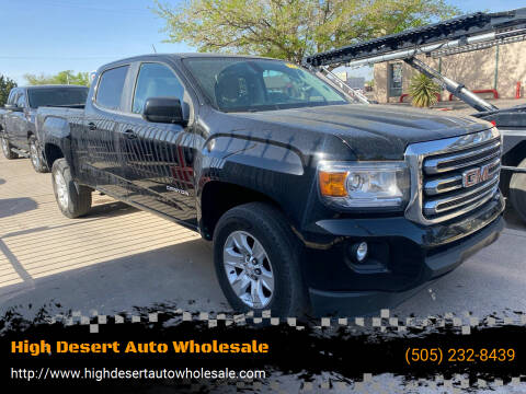 2015 GMC Canyon for sale at High Desert Auto Wholesale in Albuquerque NM