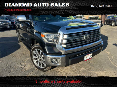 2018 Toyota Tundra for sale at DIAMOND AUTO SALES in El Cajon CA