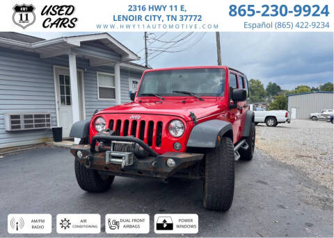 2016 Jeep Wrangler Unlimited Sport