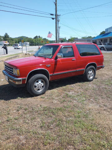 1987 Chevrolet S-10 Blazer for sale at johns auto sals in Tunnel Hill GA