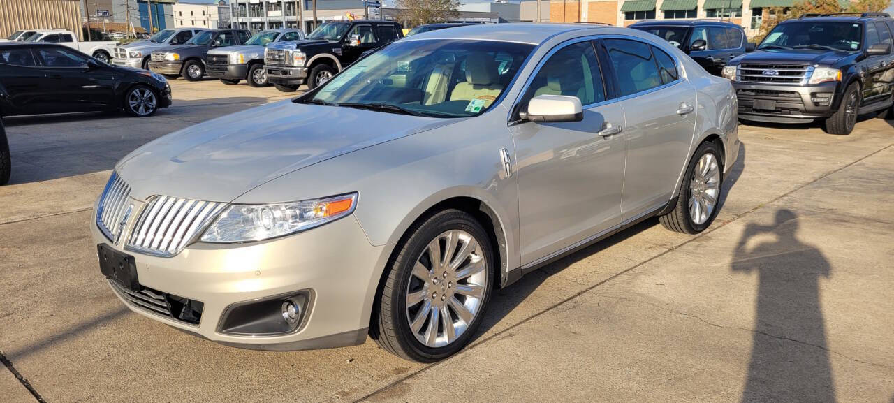 Gold 2009 Lincoln MKS Base 4dr Sedan 1