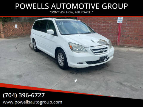 2007 Honda Odyssey for sale at POWELLS AUTOMOTIVE GROUP in Gastonia NC