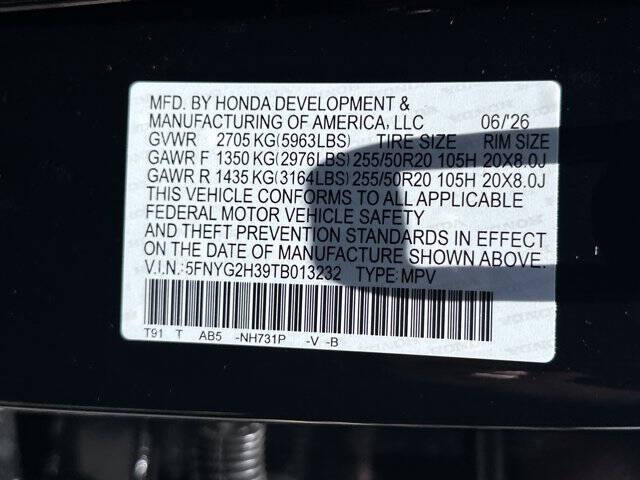2026 Honda Pilot Sport