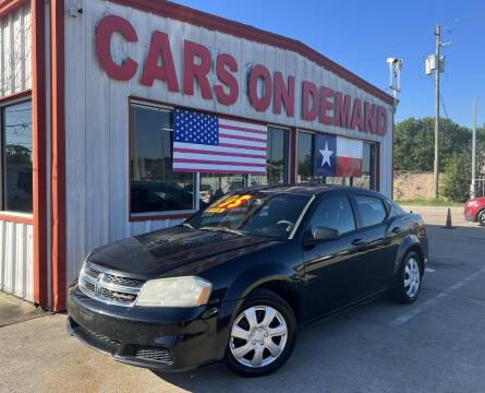 2014 Dodge Avenger for sale at Cars On Demand 3 in Pasadena TX