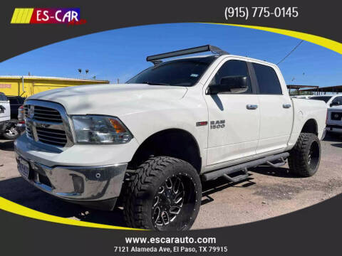 2016 RAM 1500 for sale at Escar Auto in El Paso TX