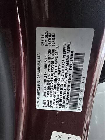 2017 Honda Ridgeline RTL