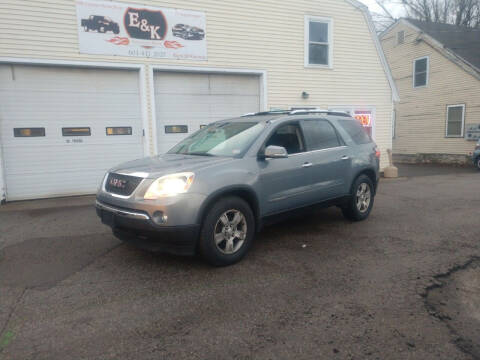 2008 GMC Acadia for sale at E & K Automotive in Derry NH