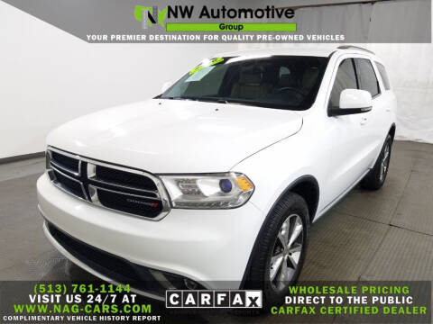 2016 Dodge Durango for sale at NW Automotive Group in Cincinnati OH