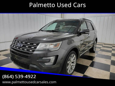 2016 Ford Explorer for sale at Palmetto Used Cars in Piedmont SC
