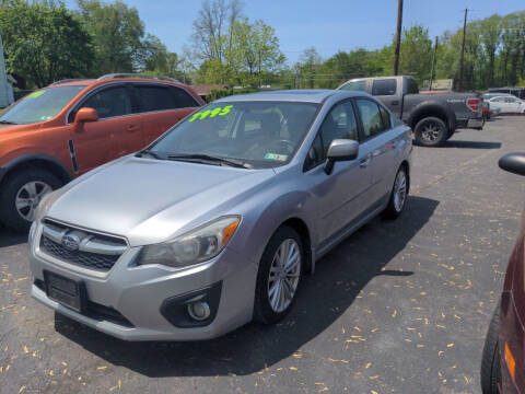 2012 Subaru Impreza for sale at Garys Motor Mart Inc. in Jersey Shore PA